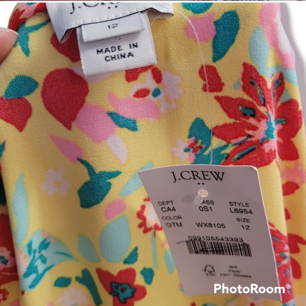 🆕️ J. Crew Floral Print Wrap Dress - Picture 8 of 8